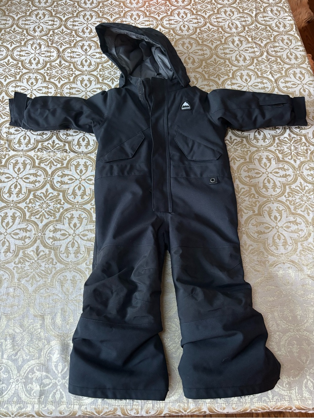 Burton Kids Minishred Illusion One-Piece Black Snowsuit